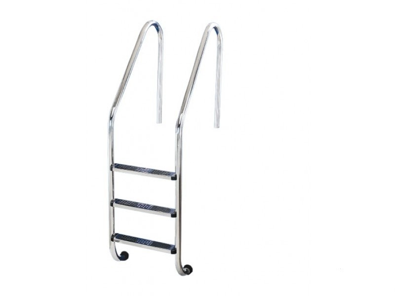 Wijd Model Zwembadtrap 2-treden AISI-304