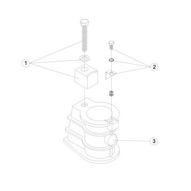 Instortanker voor Zwembadtrap met Diameter 43mm