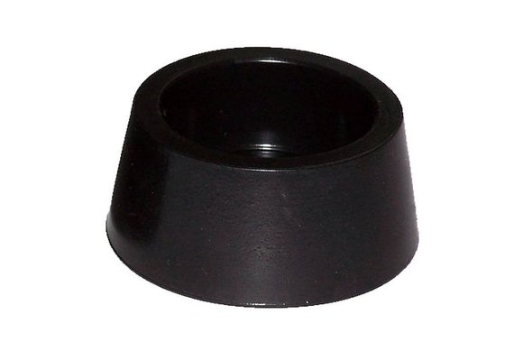 Zwembadtrap Rubber Dop Zwart - set van 2 stuks