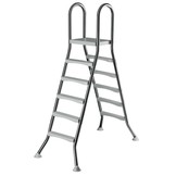 Zwembadtrap A-Frame 5 + 5 Treden AISI 304