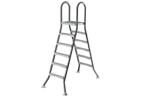 Zwembadtrap A-Frame 5 + 5 Treden AISI 304