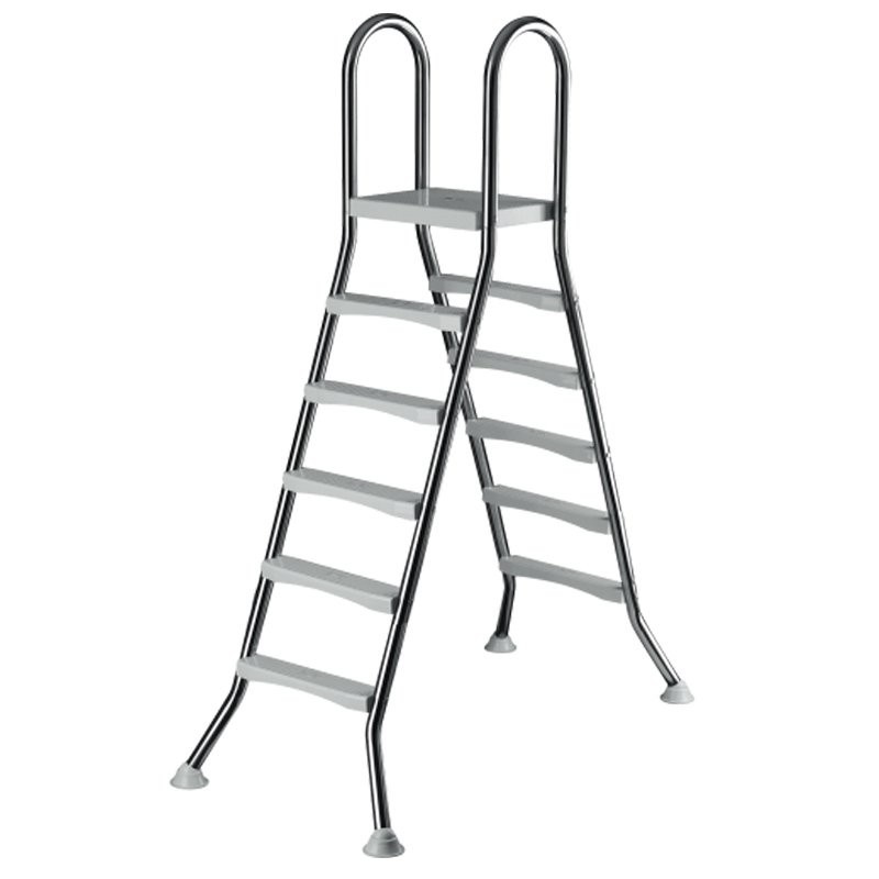 Zwembadtrap A-Frame 5 + 5 Treden AISI 304