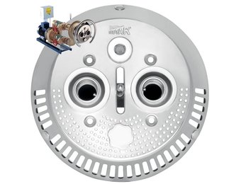 Fitstar Taifun Duo complete afbouwset 2,6 kW, 230/400 V, 1000 l/min. sensor gestuurd