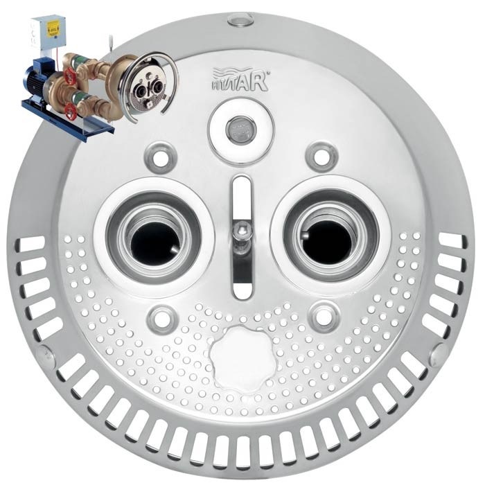 Fitstar Taifun Duo complete afbouwset 2,6 kW, 230/400 V, 1000 l/min. sensor gestuurd