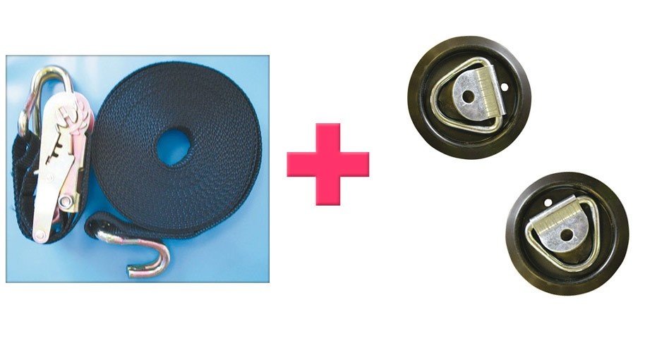 Zwembad Winterafdekking Spanner 10 meter plus 2 Montageplaten