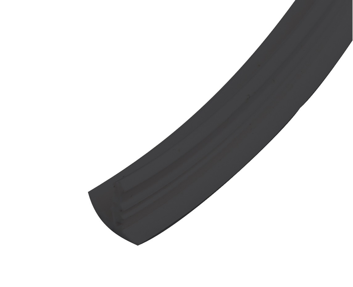 Zwembad Liner Lock Hungstop Profiel Zwart 30 Meter