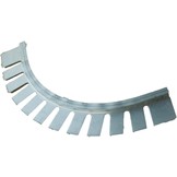 Zwembad Liner Hung Bocht Aluminium 50mm Horizontaal