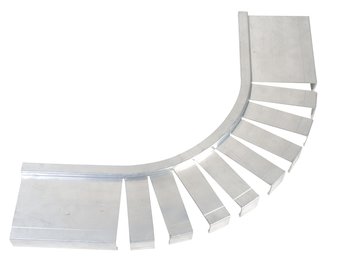 Zwembad Liner Hung Bocht Aluminium 50mm Horizontaal