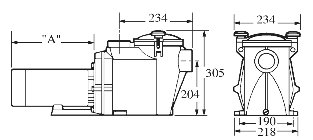 Hayward Zwembadpomp, type RS II VSTD
