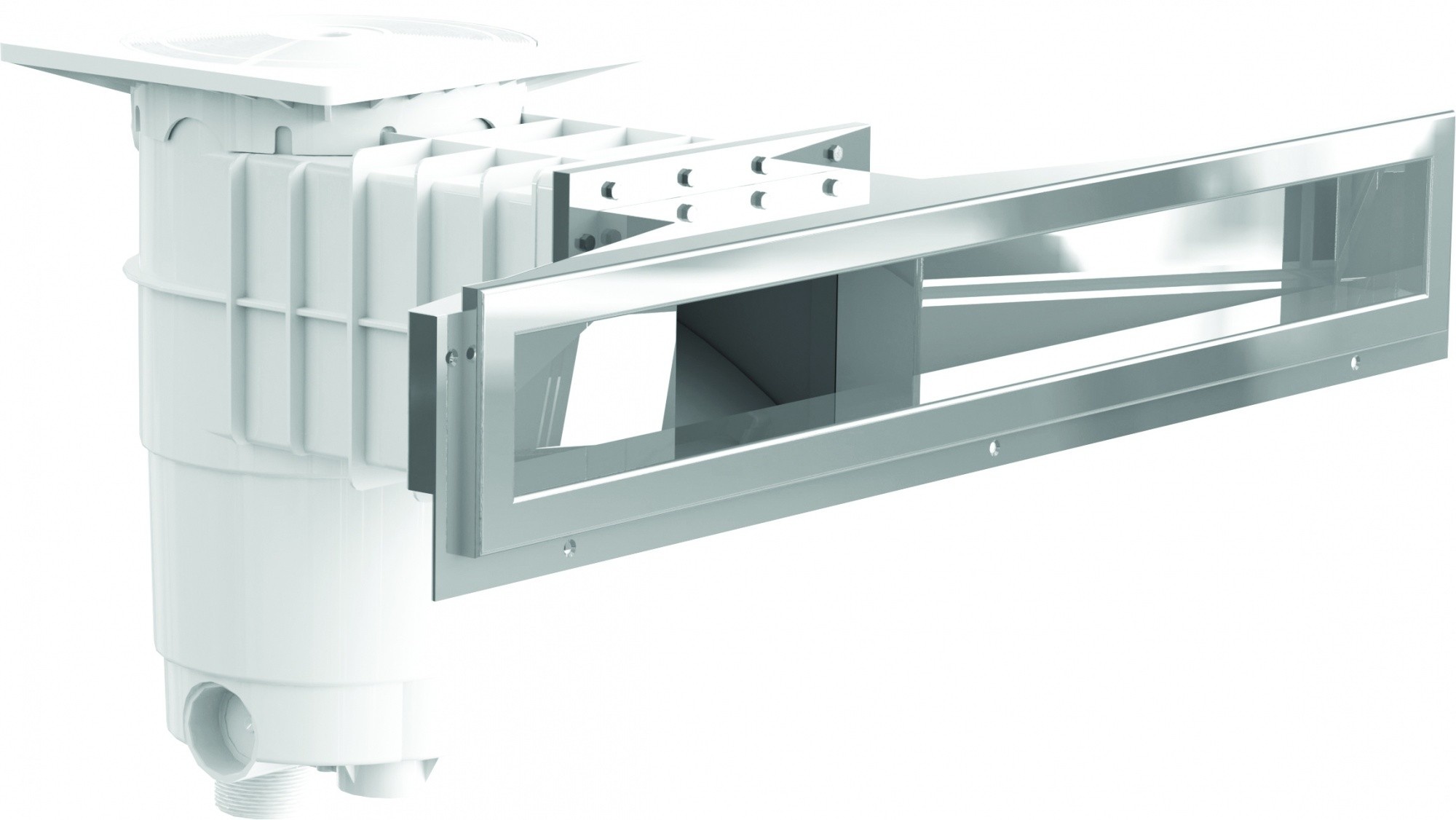 Weltico Skimmer A800 Hoogwaterlijn RVS Inox Foliebaden