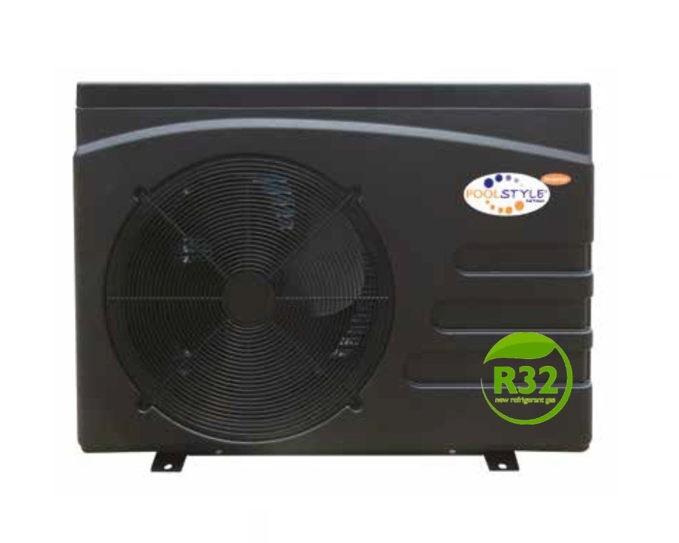 Zwembad warmtepomp poolstyle inverter R32 12.5 kW 30 tot 55 m3 220 v