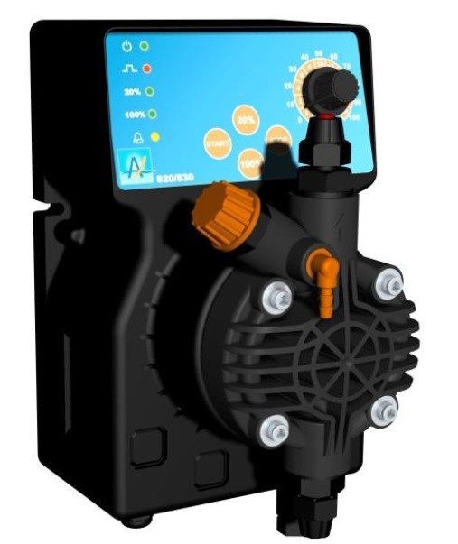 Magneetpomp voor dosering type S20 12 L/h tot 400 m3