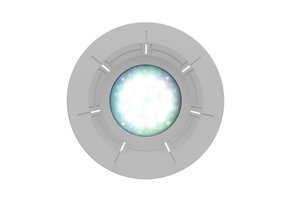 Brio Par 56 Led Chroma 44W Wit Vervangingslamp Met Sierplaat Grijs