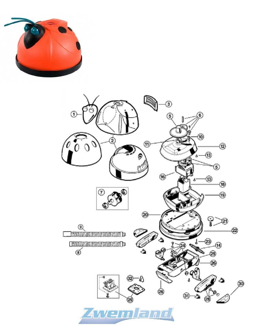 Hayward Magic Clean Witte vleugel set