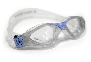 Dames zwembril Kayenne Lady Clear Lens Glitter/Powder Blue