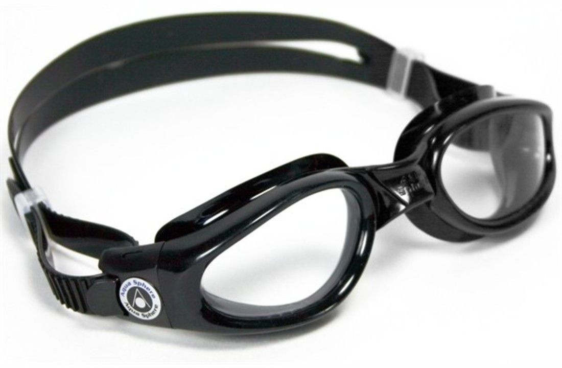 Duikbril - Zwembril Kaiman Clear Lens Black / Zwart