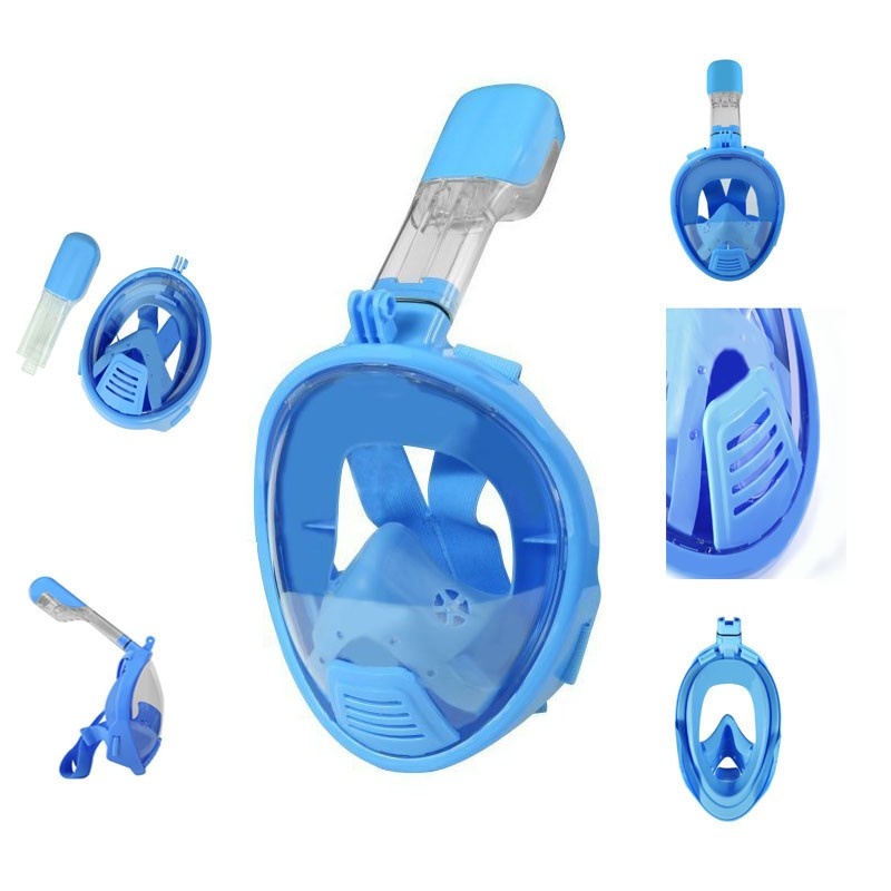 Snorkelmasker Atlantis 2.0 Full Face Mask kinderen - blauw