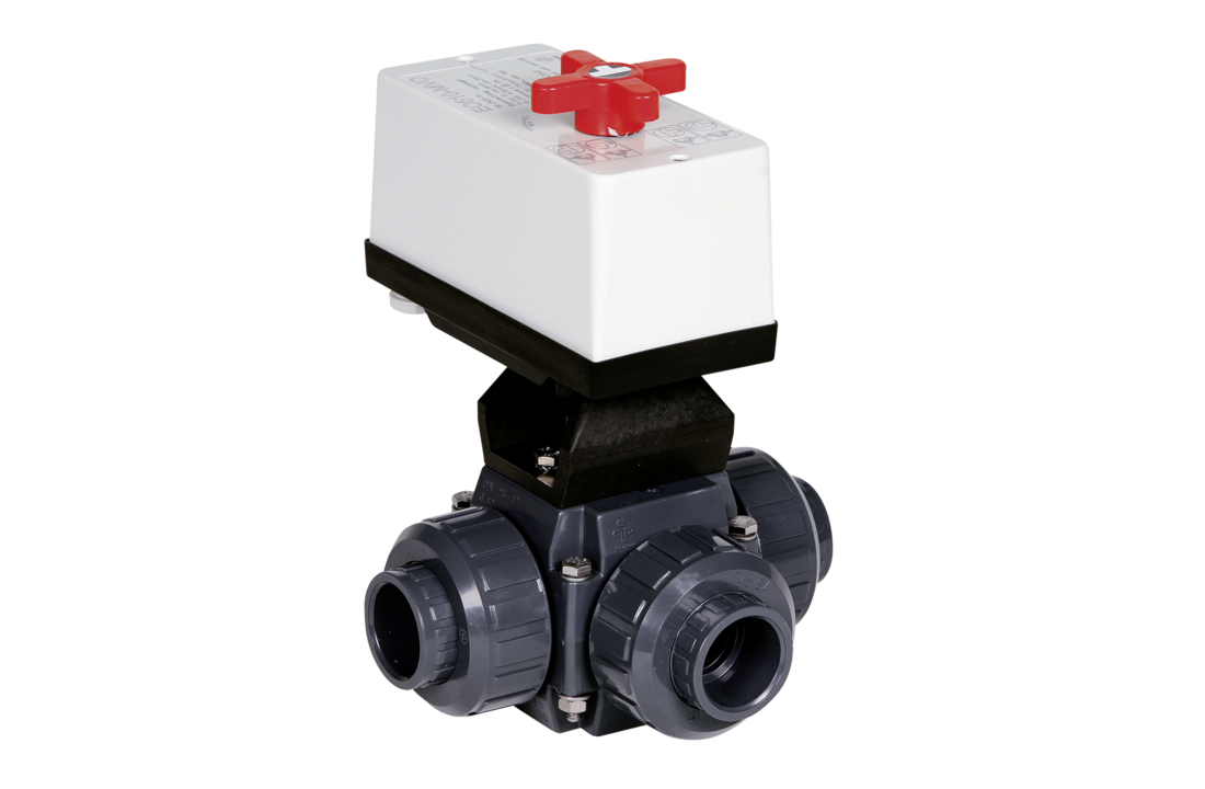 Praher Elektrische driewegkraan 50 mm 230 V