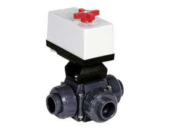 Praher Elektrische Driewegkraan 63mm 230 V