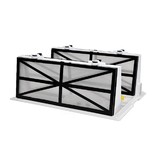 Dolphin filter cartridge set met bodemplaat