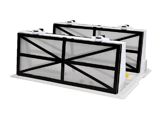 Dolphin filter cartridge set met bodemplaat - Grof