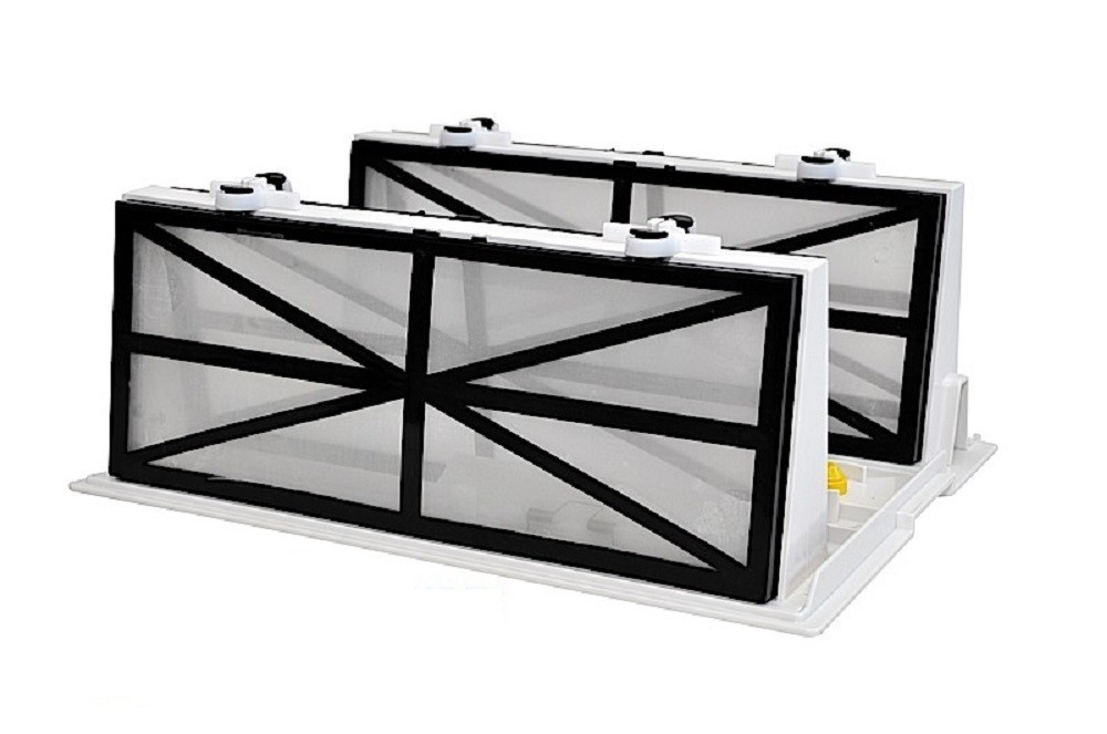 Dolphin filter cartridge set met bodemplaat