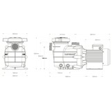 Hayward Powerline Zwembadpomp 0.25 PK 220v 6 m3