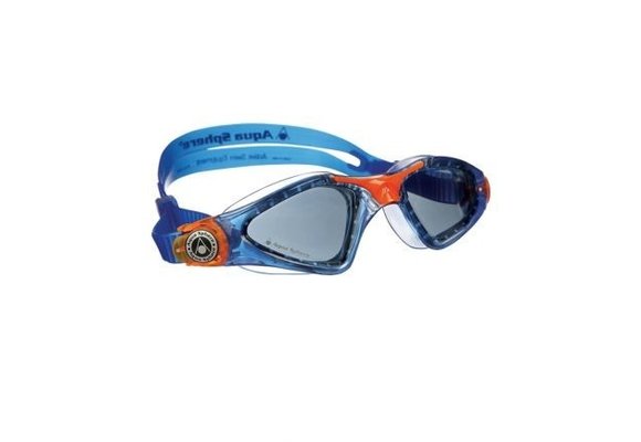 Kinder zwembril Kayenne Junior Clear Lens Blue/Orange