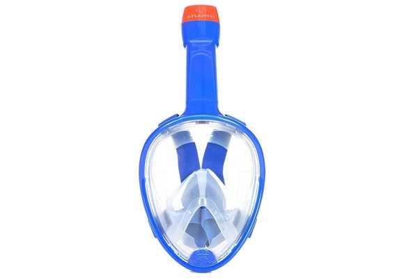 Snorkelmasker Atlantis Full Face Mask helder blauw