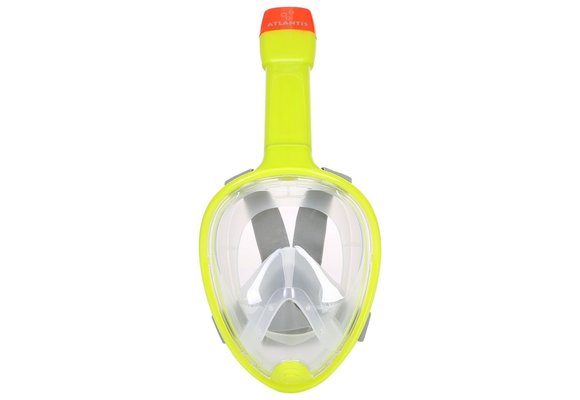 Snorkelmasker Atlantis Full Face Mask L/XL - hot lime