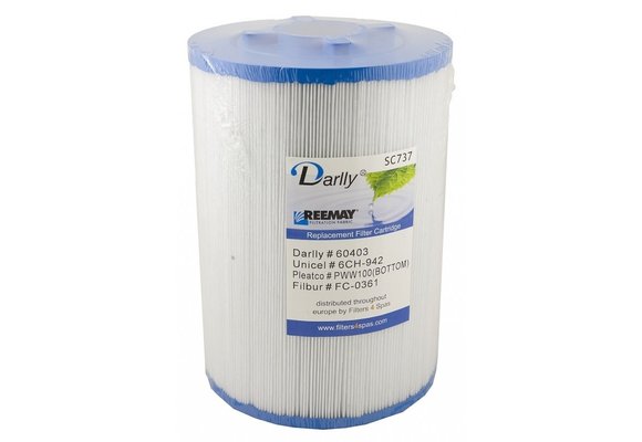 Spa Filter Darlly SC737 (6CH-942) 21 cm x 15.2 cm onderkant