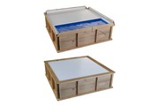 Houten kinderzwembad Pistoche 2 x 2 x 0.64 meter