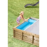 Houten kinderzwembad Pistoche 2 x 2 x 0.64 meter
