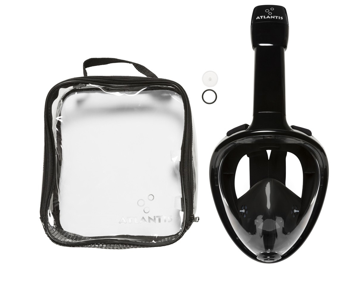 Snorkelmasker Atlantis Full Face Mask Black