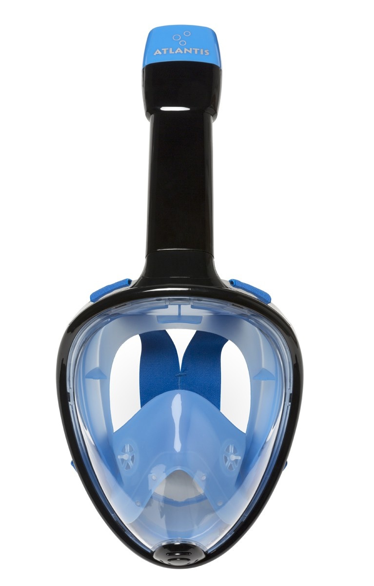 Snorkelmasker Atlantis Full Face Mask Zwart/Blauw