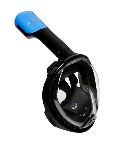 Snorkelmasker Atlantis Full Face Mask Kinderen - Zwart/Blauw