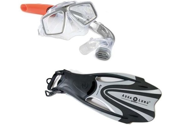 Aqua Lung Sport Martinica Proflex Set Zilver – M (40-44)