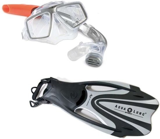 Aqua Lung Sport Martinica Proflex Set Zilver – M (40-44)