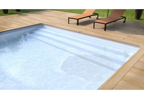 Zwembad Superliner  V2F 85/100ste kleur wit