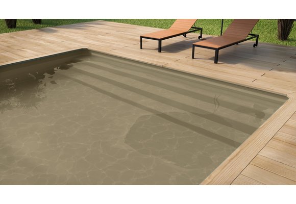 Zwembad Superliner  V2F 85/100ste leemkleur