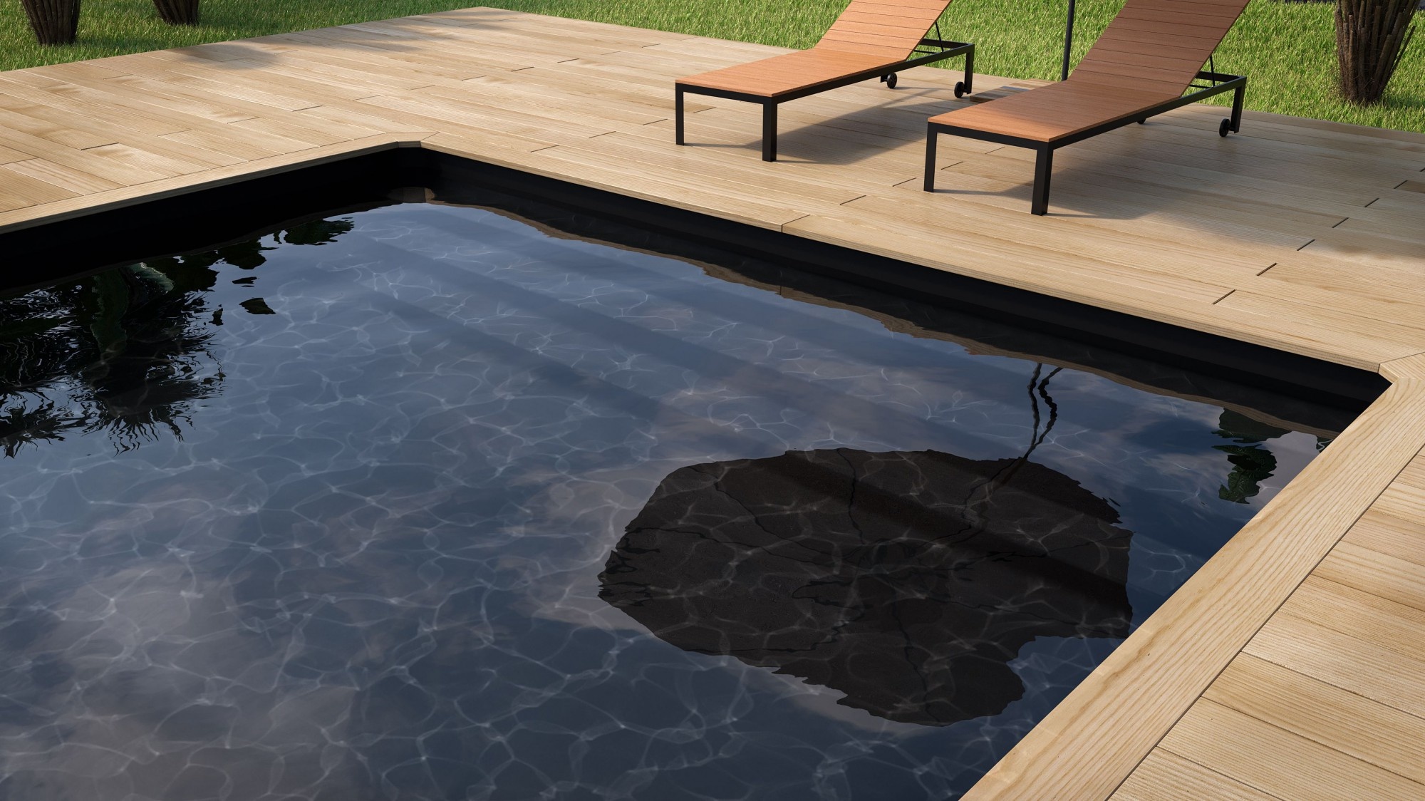 Zwembad Superliner V2F 85/100ste kleur zwart