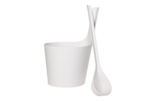 Rento Pisara Sauna Emmer Set wit