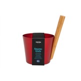 Rento Sauna Emmer Aluminium rood