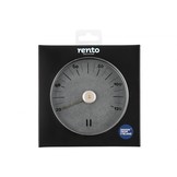 Rento Sauna Thermometer Aluminium rond grijsblauw