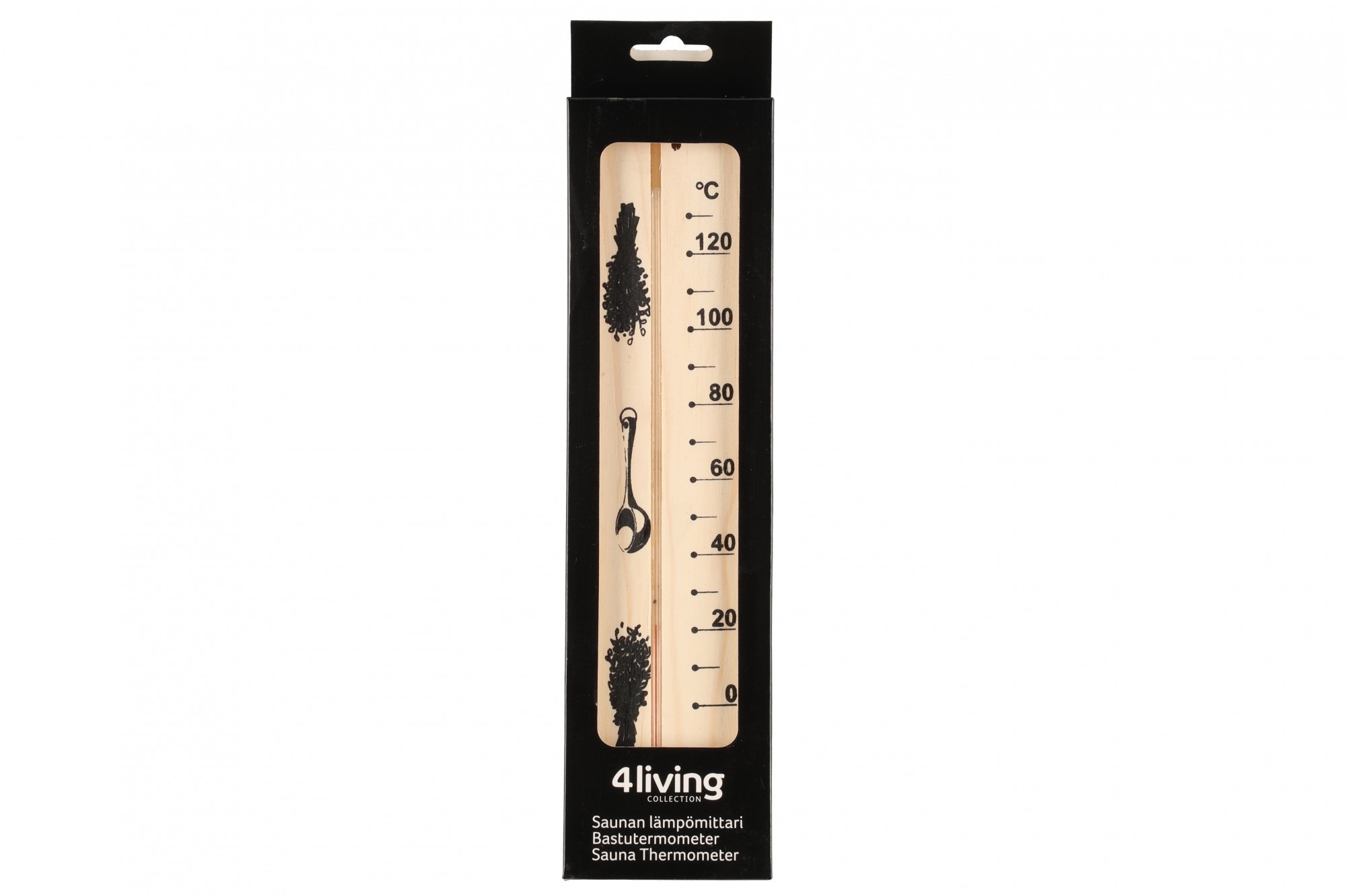 Saunaland Sauna Thermometer hout