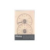 Saunaland Sauna Thermometer & Hygrometer Grenen