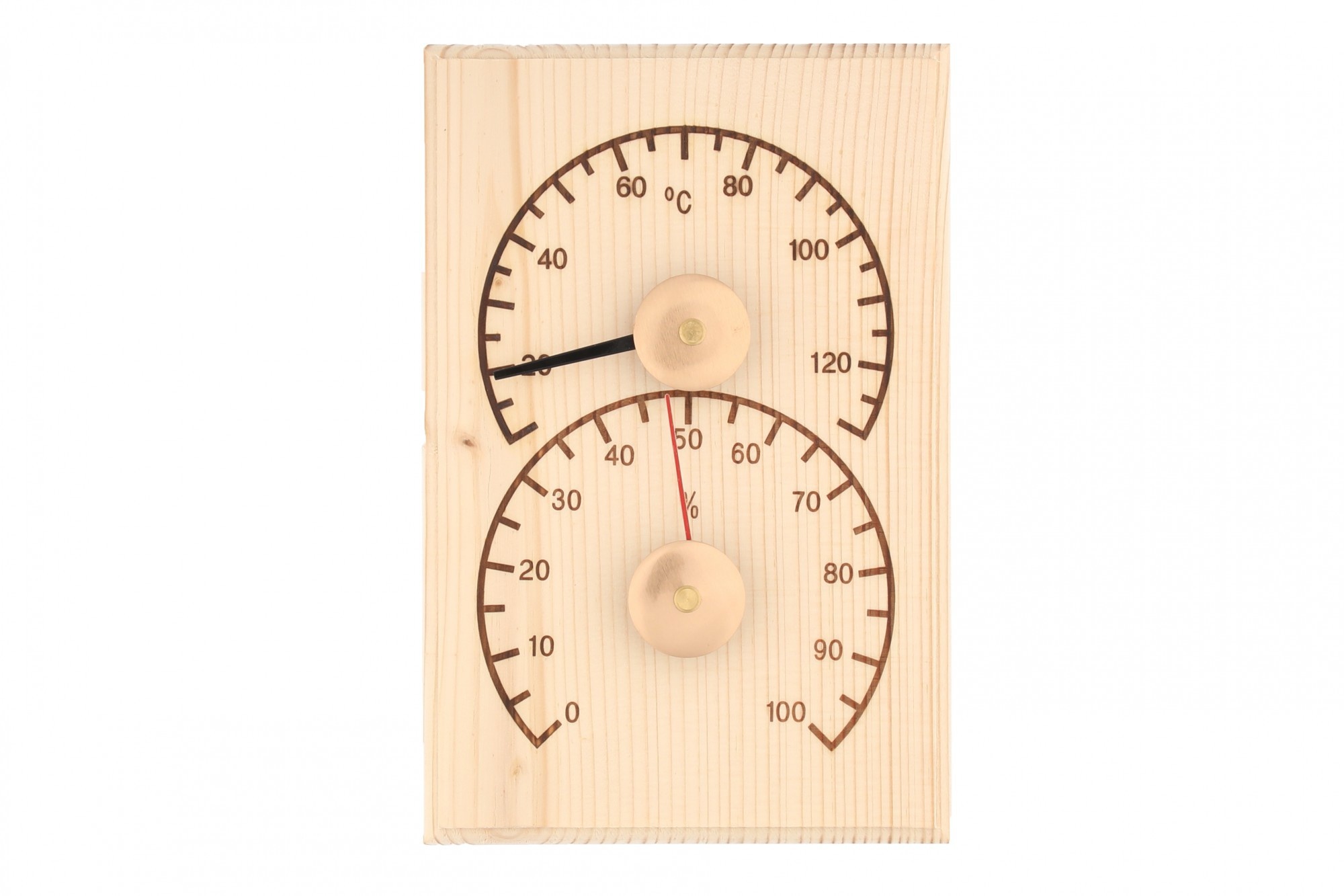 Saunaland Sauna Thermometer & Hygrometer Grenen