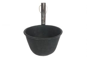 Saunaland Sauna Emmer rustiek 3 liter antraciet/zwart