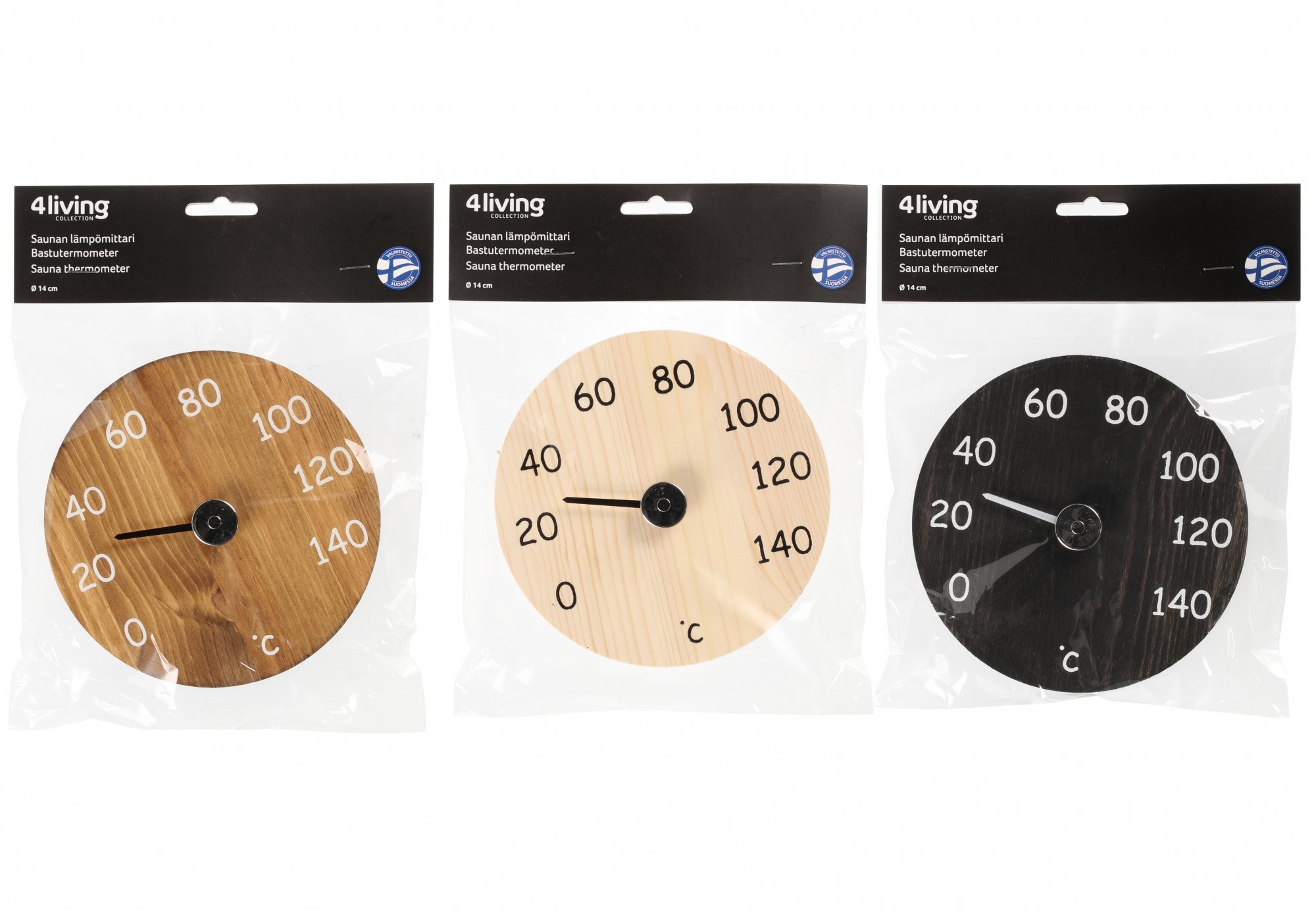 Saunaland sauna thermometer rond 14 cm