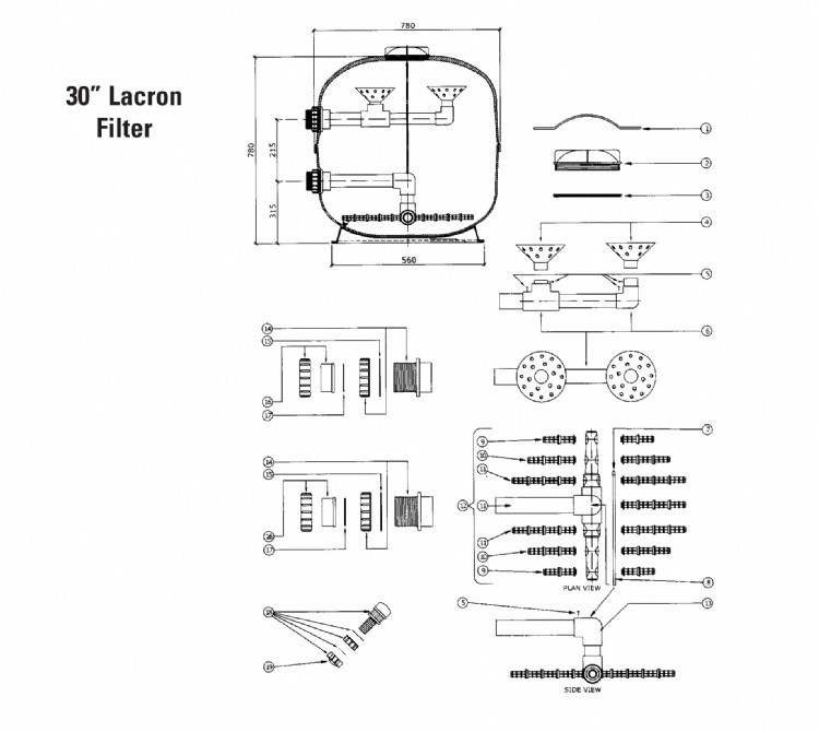 Lacron Zandfilter Hi Rate 22.5m3